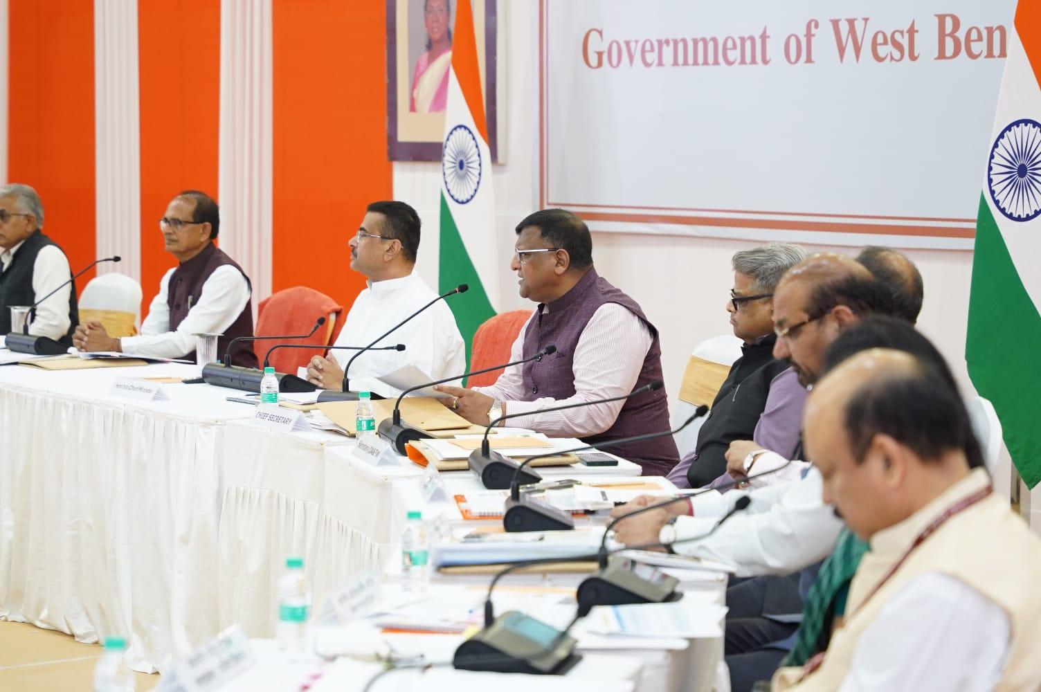 Shivraj Singh Chouhan's review meeting in Kolkata, many big decisions for the development of West Bengal
